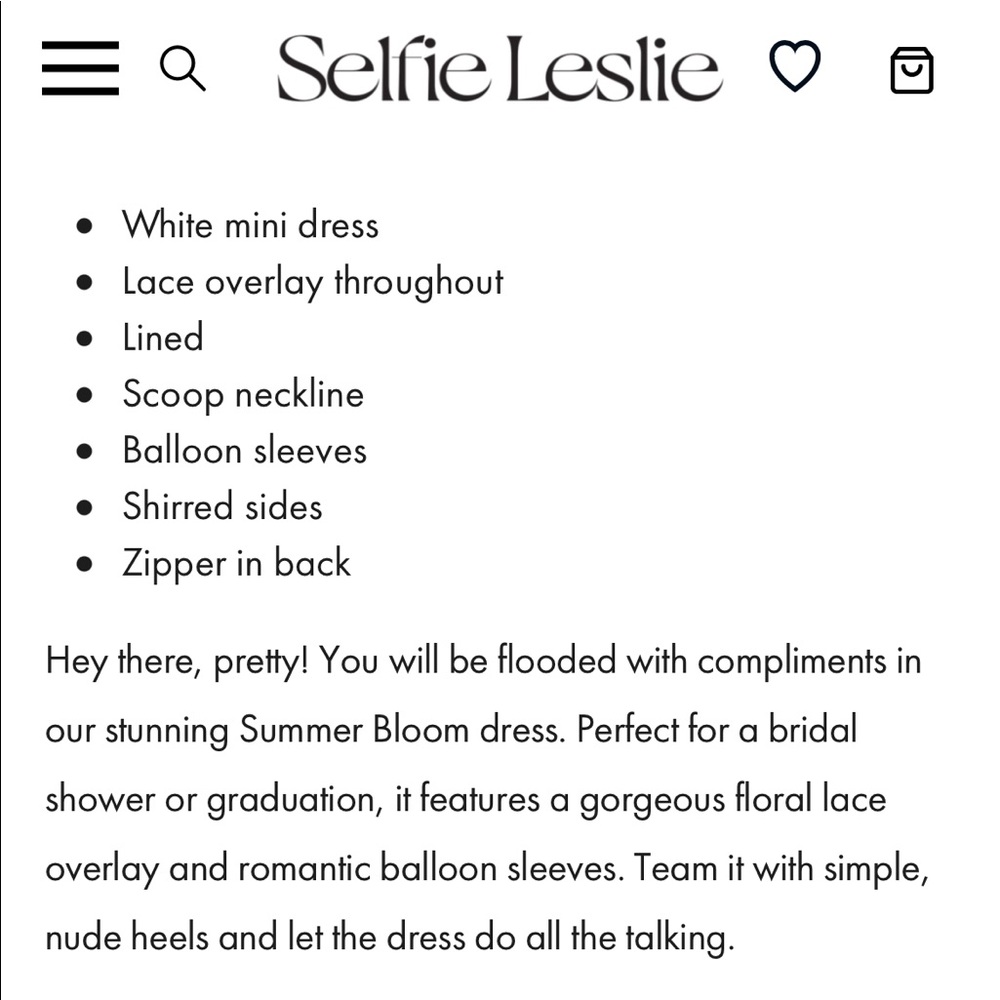 Selfie Leslie dress - Picture 4 of 7